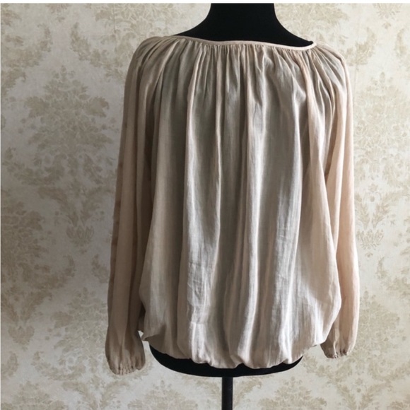 Lucky Brand boho embroidered blouse - Picture 4 of 9